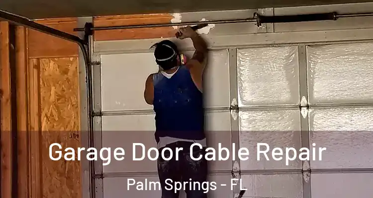  Garage Door Cable Repair Palm Springs - FL