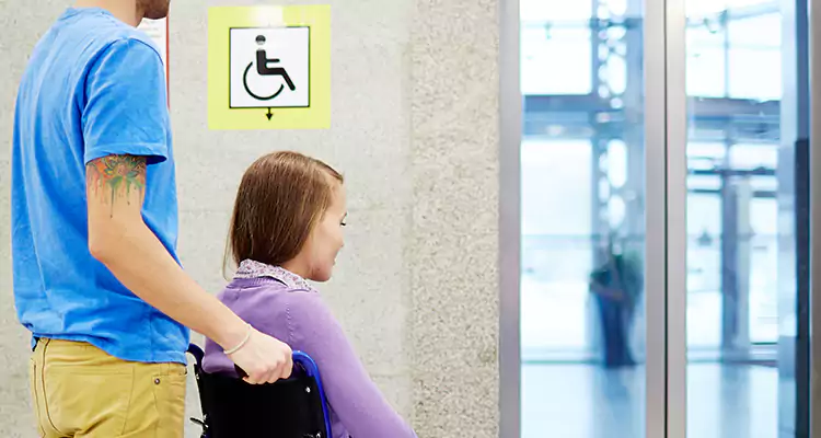 ADA Handicap Door Installation in Palm Springs, FL