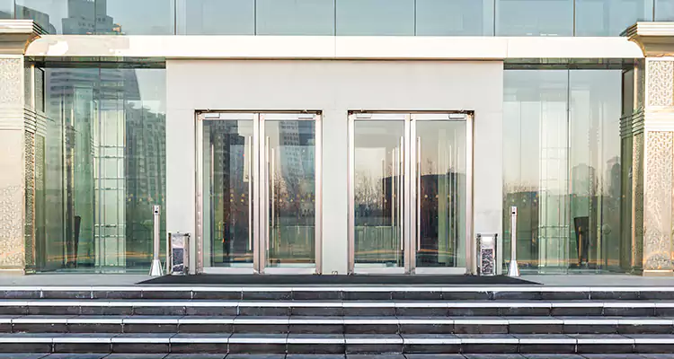 Automatic Sliding Storefront Doors Replacement in Palm Springs, FL