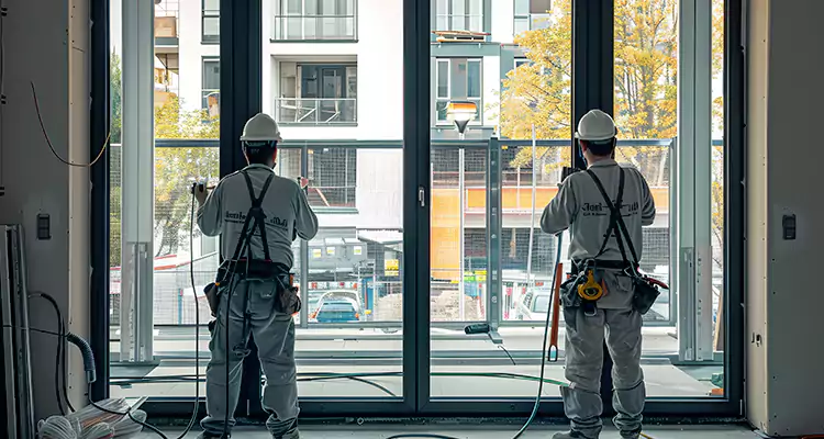 French Glass Panel Doors Repair in Palm Springs, FL