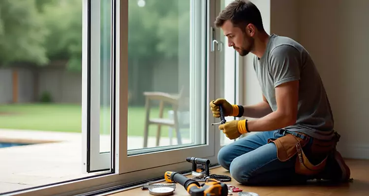 Sliding Glass Door Panel Repair in Palm Springs, FL