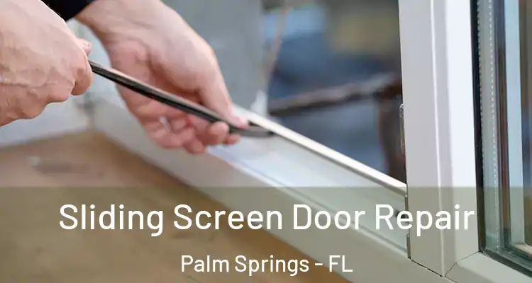  Sliding Screen Door Repair Palm Springs - FL