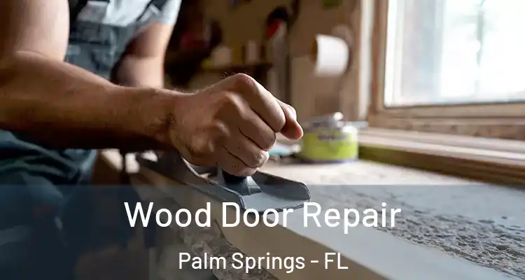  Wood Door Repair Palm Springs - FL
